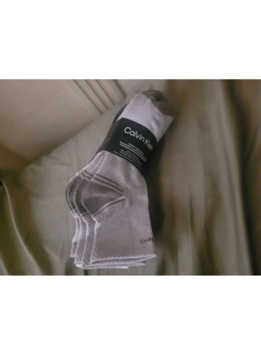 Brand-New Men's Calvin Klein Cushion High Quarter 6 Pairs Of Socks US Size 7-12
